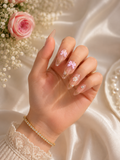 Blossom Bow Garden Press-On Nails