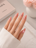 Blush Bow Elegance Press-On Nails